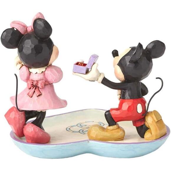 Disney Mickey and Minnie Figurine - Red, Pink, Black - Picture 2 of 5
